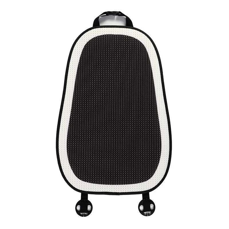 Plaid automotive headrest neck pillow with Pp cotton filling for car seat comfort