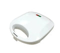 White double-sided sandwich machine with 750W power and 110x130mm baking tray
