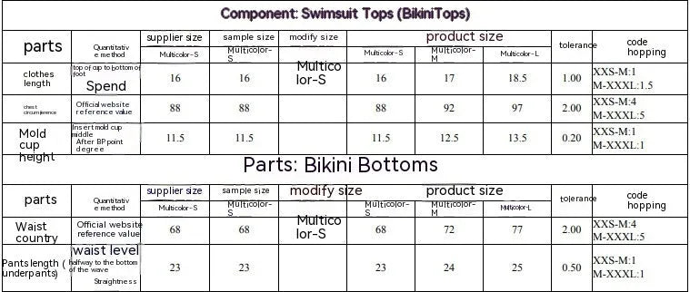 Women's printed separate swimwear bikini set with tube top and briefs