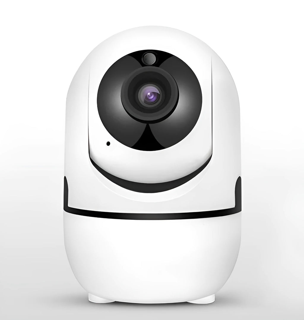 Automatic tracking rotating 1080P HD WiFi camera with PTZ and night vision for home security