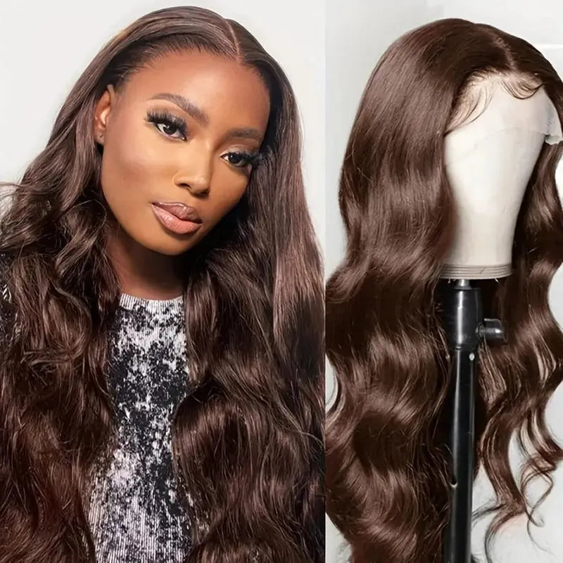 Long curly big wave wig with side bangs, available in 12 colours and lengths from 12 to 32 inches.