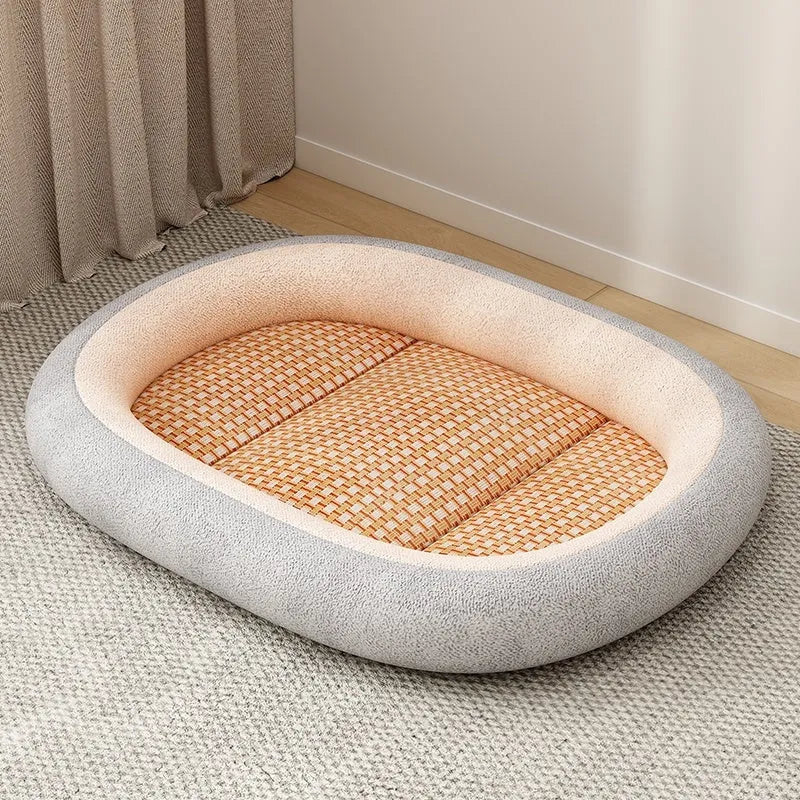 Removable washable pet cooling nest in multiple colours with cotton filling for dogs and cats
