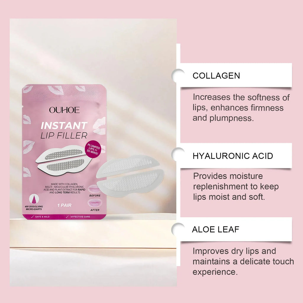 Silicone lip nursing adhesive bandages for moisturising and nourishing care, 8cm by 12cm dimensions