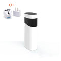 Small black or green desktop instant water dispenser with digital display.
