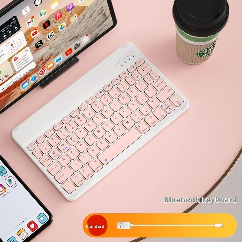 Bluetooth keyboard and rechargeable mouse bundle in multiple colour options including elegant white and dark night green