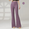 Women's solid colour dance practice trousers for classical ballet training in polyester fabric