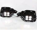 Black ABS daytime driving turn signal fog lamp for MG ZS, 12V, 5500K, one pair