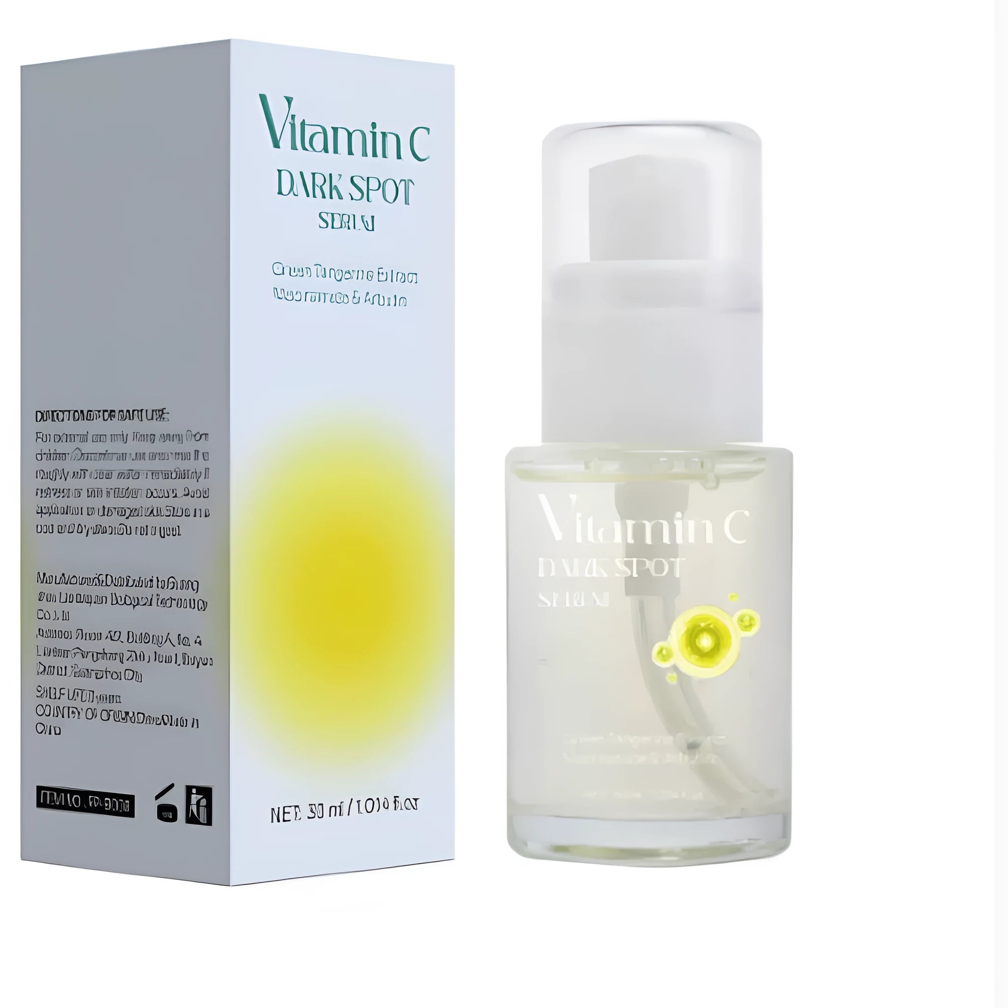 30ml bottle of Vitamin C facial essence for dark spot removal and skin brightening