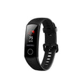 50m waterproof heart rate sleep bracelet with silicone strap in black, blue, and pink colours