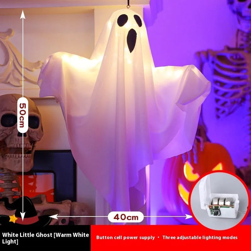 Halloween ghost light decoration with luminous white colour and 4.5V button electronics