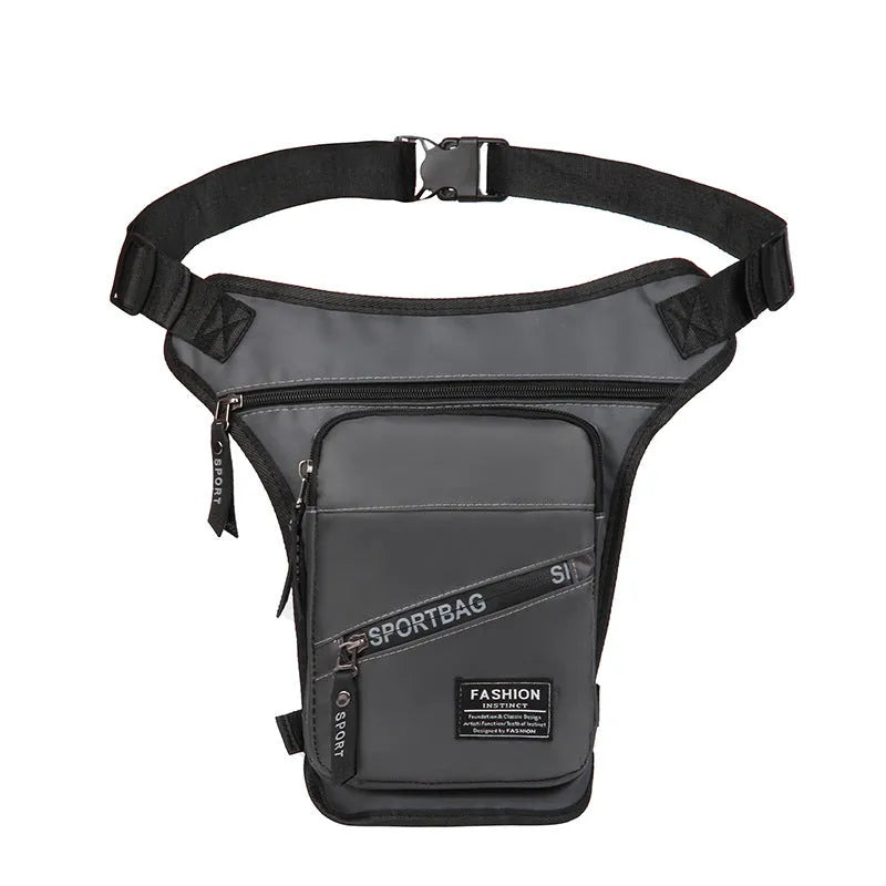 Men's nylon crossbody cycling leg bag in five colour options