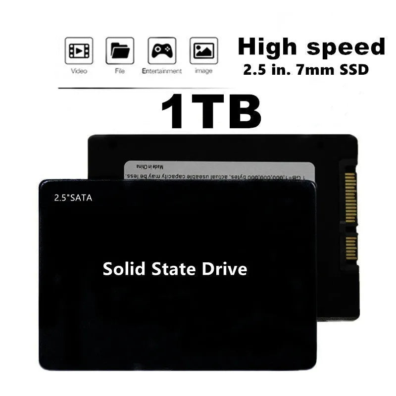 2.5 inch 1TB SATA3 solid state drive with 7mm thickness for notebook and desktop upgrade
