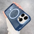 Electroplated magnetic iPhone case in multiple colours with integrated heat dissipation