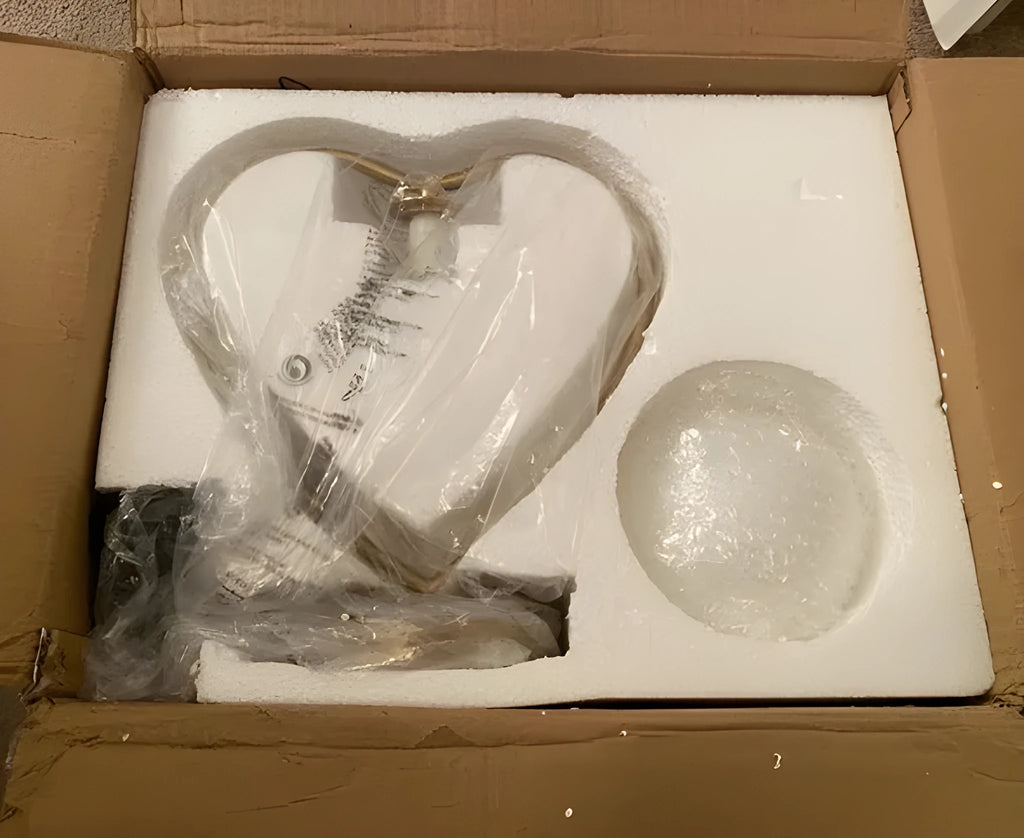 Heart shaped decorative lamp with a warm soft glow on a surface