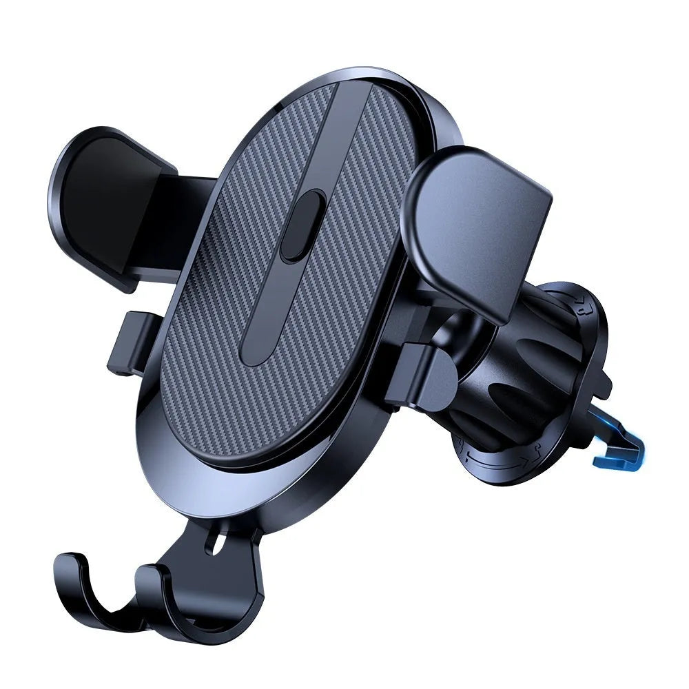 Car-mounted mobile phone bracket with rotating hook for air outlet vent, ABS material, style D39 C Waterfall Bracket.