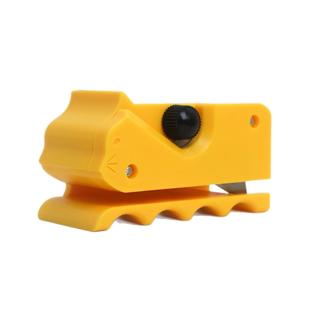 Colour options of a cute cartoon cat-shaped ABS plastic cutting knife for corrugated paper crafts