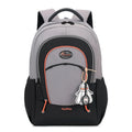 Large capacity leisure backpack in four colours with curved shoulder straps for spine protection