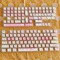 Meow Meow Team 141-piece keyboard keycap set with colourful cat design using five-sided sublimation printing