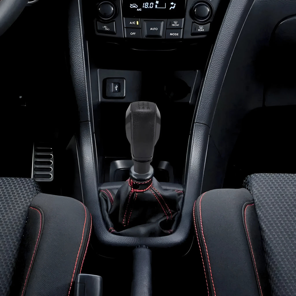 Leather car gear shift head cover for Peugeot and Citroen vehicles in multiple colour options