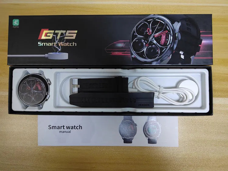 Bluetooth smart watch with heart rate blood pressure blood oxygen monitor 1.28 inch screen IP68 waterproof