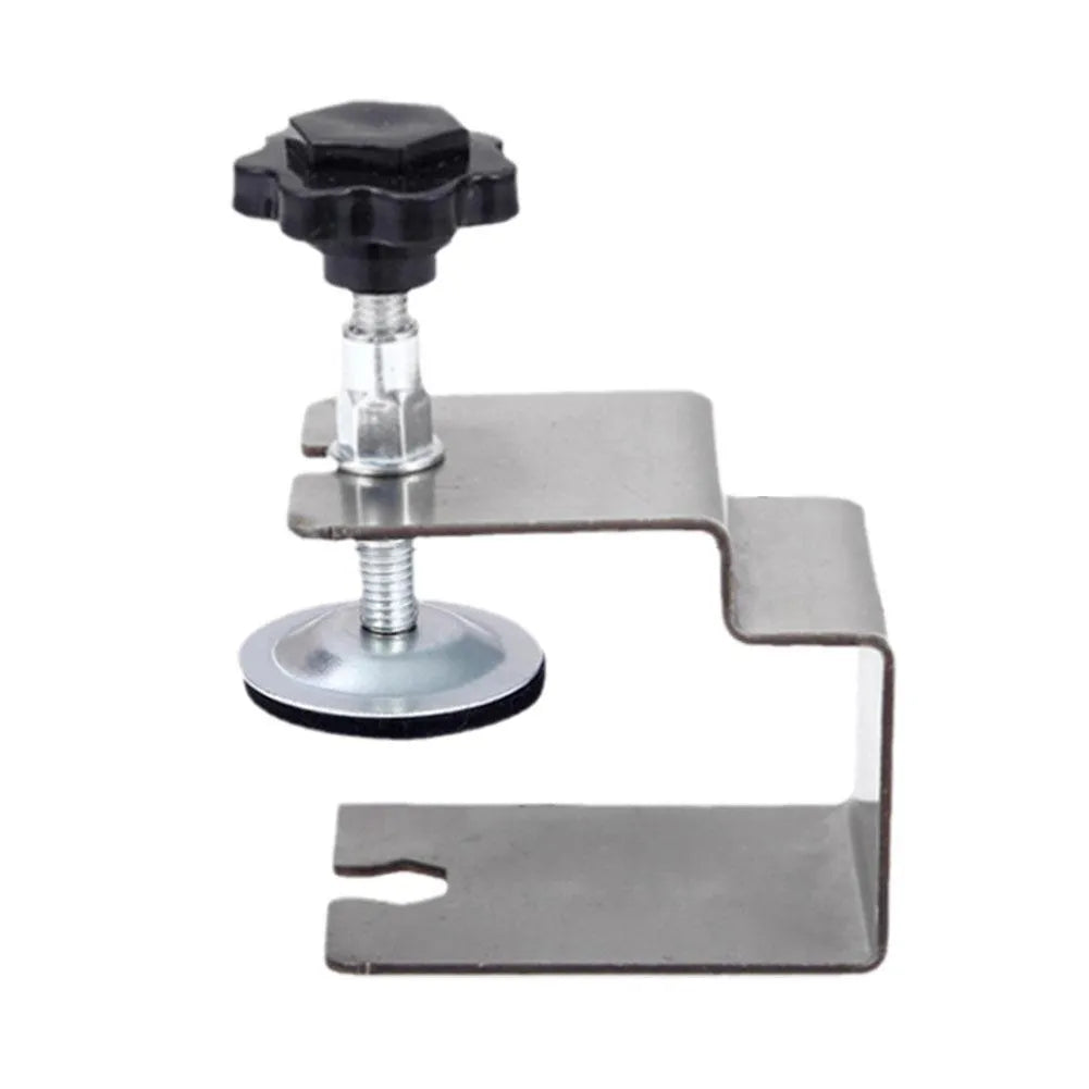 Drawer panel fixing clip with stainless steel and galvanized metal options for wood board mounting