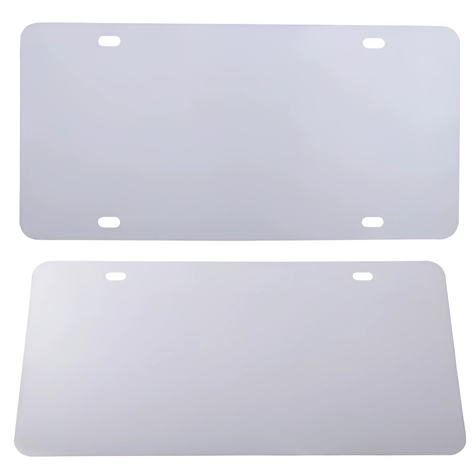 American standard aluminium blank license plate in two sizes JS001 and JS002 for thermal transfer printing